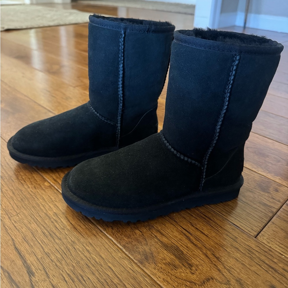 UGG Black Classic Short Black Boots